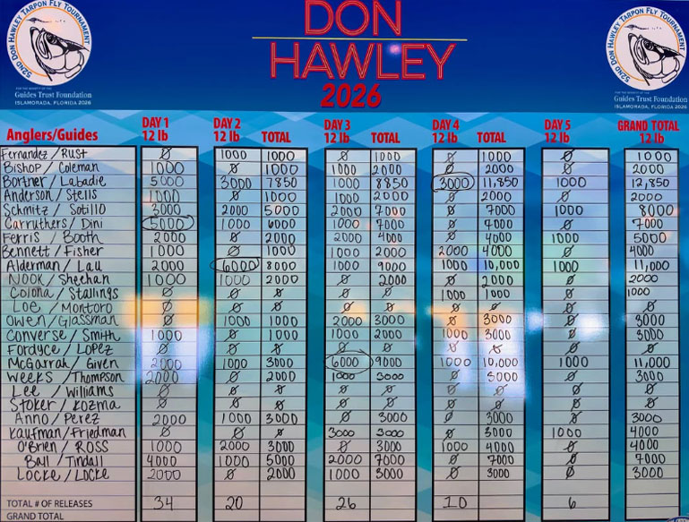 Congratulations to the 2026 Winners - Final Scoreboard